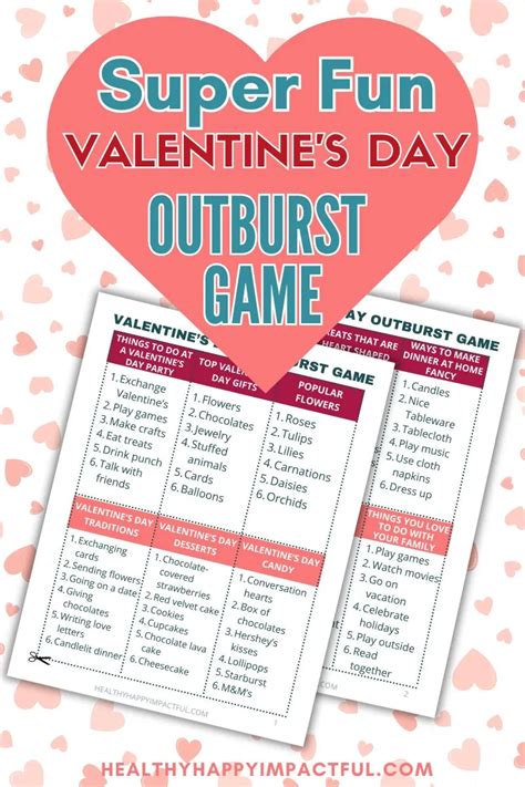 outburst game cards printable|Valentine's Day Outburst Game {Free Printable} .